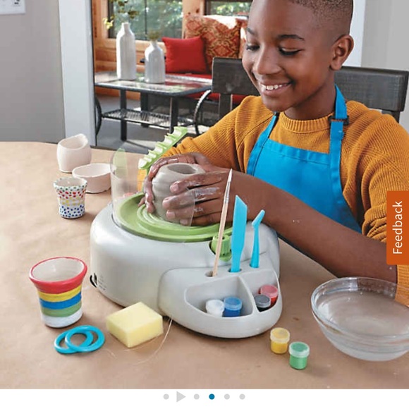 MindWare Pottery Wheel & Air-Dry Clay Pottery Kit – Pottery Wheel for Beginners - Picture 9 of 10